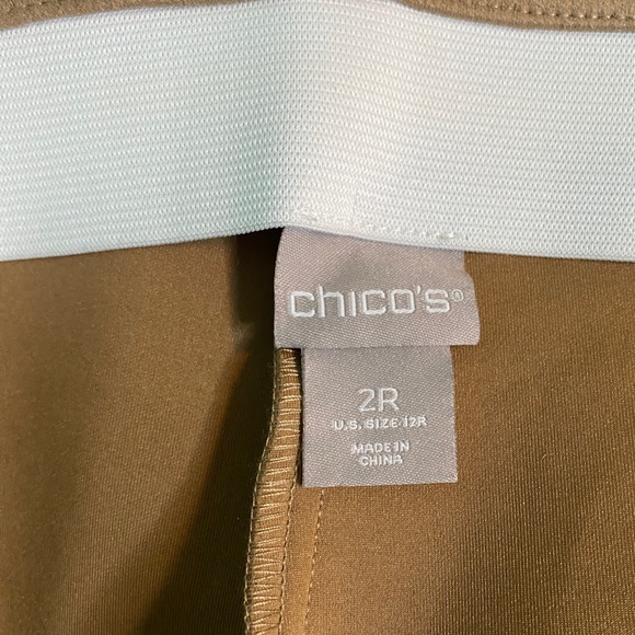 Chicos Faux Suede Leggings - Picture 7 of 11